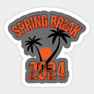 Spring Break 2024 Sticker